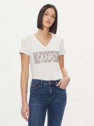 Liu Jo T-Shirt WA4019 JS923 Biały Regular Fit. Białe t-shirty damskie Liu Jo, xs, bez wzorów, z bawełny, bez kołnierzyka. Za 189.99 zł.