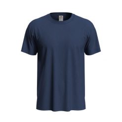 Koszulka Unisex Dla Dorosłych Z Klasycznym, Organicznym Dekoltem. Niebieskie bluzki damskie Stedman, xs, bez wzorów, klasyczne, bez kołnierzyka, bez ramiączek. Za 40.99 zł.