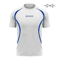 Unisex Givova koszulka biegowa - Lekka i oddychająca. Białe koszulki damskie Givova, bez wzorów, z elastanu, bez kołnierzyka, bez ramiączek. Za 170.99 zł.