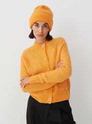 Someday Wełniana czapka w kolorze pomarańczowym rozmiar: onesize. Pomarańczowe czapki damskie someday., bez wzorów, z kaszmiru. Za 118.56 zł.