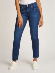 CALVIN KLEIN JEANS Dżinsy - Slim fit - w kolorze granatowym rozmiar: W38/L34. Niebieskie jeansy damskie Calvin Klein Jeans. Za 266.66 zł.