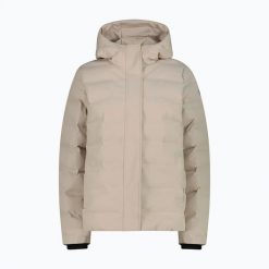 Kurtka ocieplana damska CMP 35K3666 Fix Hood. Brązowe kurtki damskie CMP, m, bez wzorów, z materiału, z kapturem. Za 449.99 zł.