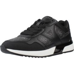 Buty GUESS FLFMIC ELE12 MICKAY Czarny. Czarne obuwie trekkingowe damskie Guess, z syntetyku, bez zapięcia. Za 555.10 zł.