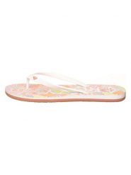 Roxy Japonki "Tahiti VII" w kolorze białym rozmiar: 42. Białe klapki damskie Roxy, bez wzorów, z otwartym noskiem, bez obcasa, bez zapięcia. Za 84.60 zł.