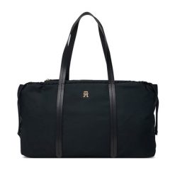 Torebka Tommy Hilfiger. Czarne torebki klasyczne damskie Tommy Hilfiger, z nylonu, bez dodatków. Za 449.99 zł.