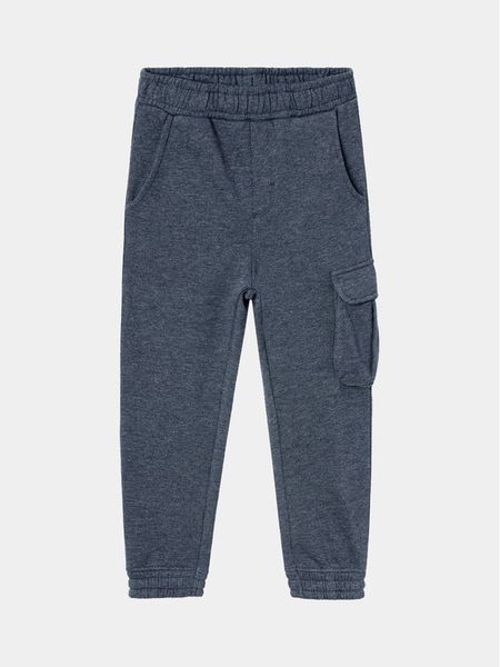 NAME IT Spodnie dresowe Varonto 13225459 Granatowy Regular Fit. Niebieskie spodnie dresowe chłopięce Name it, z bawełny. Za 49.99 zł.