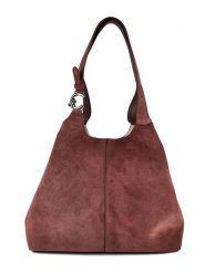 Coccinelle Torebka THE Coccinelle C-Easy E1 THE 11 01 01 Bordowy. Czerwone shopper bag Coccinelle, ze skóry, bez dodatków. Za 1,399.00 zł.