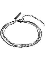 Liebeskind Bransoletka z elementami ozdobnymi rozmiar: onesize. Czarne bransoletki damskie Liebeskind, ze stali. Za 149.66 zł.