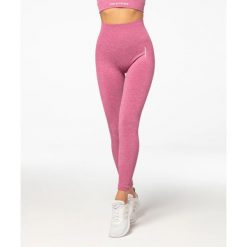 Legginsy bezszwowe Carpatree Allure różowy melanż. Czerwone legginsy damskie Carpatree, s, bez wzorów, z elastanu. Za 229.99 zł.