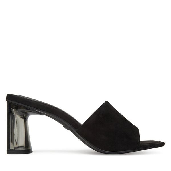 Klapki Tamaris. Czarne klapki damskie Tamaris, bez wzorów, bez obcasa, bez zapięcia. Za 219.99 zł.