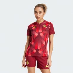 Koszulka Germany 25 (Women's Team) Away. Brązowe bluzki damskie Adidas, s, bez wzorów, z materiału, bez kołnierzyka, bez ramiączek. Za 449.00 zł.