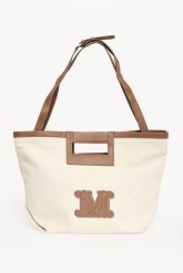 Torebka shopper Ecru MAX MARA BEACHWEAR. Shopper bag Max Mara Beachwear, bez wzorów, bez dodatków. Za 1,029.00 zł.