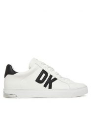 DKNY Sneakersy K3566320 Czarny. Czarne obuwie sportowe damskie DKNY, ze skóry, bez zapięcia. Za 359.99 zł.