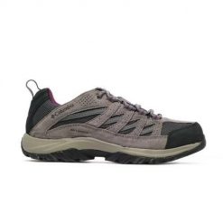 Buty trekkingowe damskie Columbia Crestwood Waterproof. Szare obuwie trekkingowe damskie Columbia, z materiału, bez zapięcia. Za 400.99 zł.