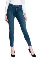 SPODNIE DAMSKIE WRANGLER HIGH RISE SKINNY VINTAGE INK W27HGD18I 112128079. Rurki damskie Wrangler, bez wzorów, z jeansu. Za 189.99 zł.