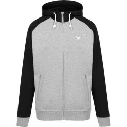 Bluza z kapturem Victor V-13400. Czarne bluzy damskie Victor, l, bez wzorów, z bawełny, z kapturem. Za 295.60 zł.