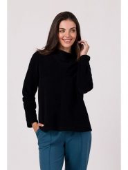 Be Wear Sweter w kolorze czarnym rozmiar: S. Czarne swetry klasyczne damskie Be Wear, s, bez kołnierzyka. Za 237.95 zł.