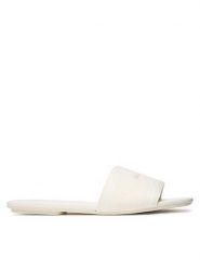 Armani Exchange Klapki XW002569 AF22793 M0354 Biały. Białe klapki damskie Armani Exchange, bez wzorów, ze skóry, bez obcasa, bez zapięcia. Za 519.99 zł.