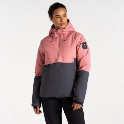Damska kurtka narciarska z kapturem Dare 2B Snowburst. Czerwone kurtki damskie Dare 2b, na zimę, l, bez wzorów, z gumy, z kapturem. Za 505.65 zł.