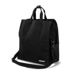 Torba tote Urban Proof. Czarne torby na laptopa URBAN PROOF, bez wzorów, z materiału. Za 288.15 zł.