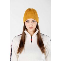 Czapka zimowa 100% wełna merino - Icewall (250 g/m²). Żółte czapki damskie WOOLONA, na zimę, bez wzorów, z wełny. W wyprzedaży za 126.00 zł.