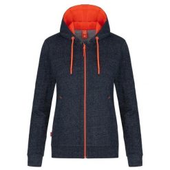 Damska bluza Loap Edita niebieska. Niebieskie bluzy damskie LOOP, na zimę, bez wzorów, z kapturem. Za 197.99 zł.