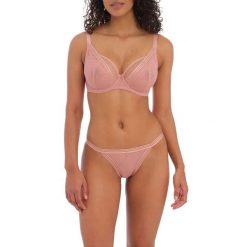 Figi damskie Freya Tailored. Czerwone figi Freya, bez wzorów, z koronki. Za 195.50 zł.