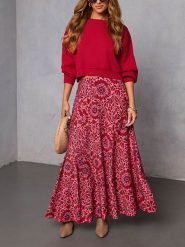 Milan Kiss Spódnica w kolorze różowym rozmiar: S. Różowe spódnice damskie Milan Kiss, s, bez wzorów, maxi. Za 152.99 zł.