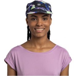 Czapka z daszkiem BUFF COOLNET® UV PACK SPEED CAP DOVIC ULTRAMARINE. Fioletowe czapki z daszkiem damskie Buff, bez wzorów. Za 189.90 zł.