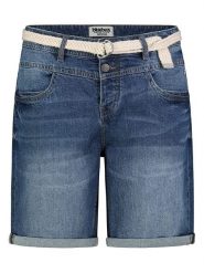 Sublevel Bermudy dżinsowe w kolorze granatowym rozmiar: XXL. Niebieskie szorty damskie Sublevel, z aplikacjami, ze skóry. Za 113.99 zł.