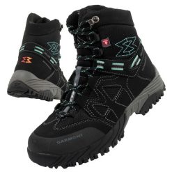 Buty trekkingowe damskie Garmont Momentum WP Primaloft. Czarne obuwie trekkingowe damskie Garmont, z materiału, bez zapięcia. Za 389.00 zł.