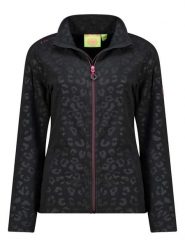 Geographical Norway Kurtka polarowa "Uminie" w kolorze czarnym rozmiar: L. Czarne kurtki damskie Geographical Norway, l, bez wzorów, z polaru, bez kaptura. Za 112.83 zł.