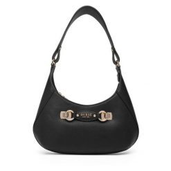 Torebka Guess. Czarne torebki klasyczne damskie Guess, bez dodatków. Za 399.99 zł.