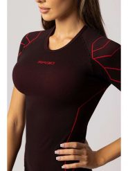 Spaio Koszulka termiczna "Rapid" w kolorze bordowym rozmiar: L. Czerwone koszulki damskie Spaio, l, bez wzorów, z materiału, bez kołnierzyka, bez ramiączek. Za 130.99 zł.