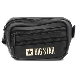 Czarna Damska Saszetka Na Biodro Big Star. Czarne nerki i saszetki damskie Big Star, bez wzorów. Za 99.99 zł.