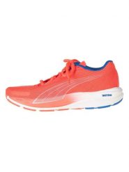 Puma Buty "Velocity Nitro 2" w kolorze pomarańczowym do biegania rozmiar: 39. Pomarańczowe obuwie sportowe damskie Puma, z materiału, bez zapięcia, do biegania. Za 329.42 zł.