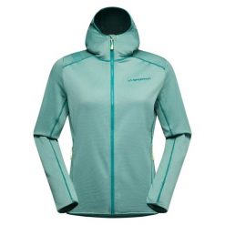 Bluza damska z kapturem La Sportiva Upendo. Zielone bluzy damskie La Sportiva, s, bez wzorów, z polaru, z kapturem. Za 514.50 zł.