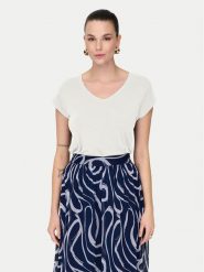 ONLY T-Shirt Rilla 15315776 Biały Regular Fit. Białe t-shirty damskie Only, m, bez wzorów, z wiskozy, bez kołnierzyka. Za 69.99 zł.