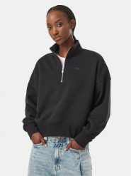 Roxy Bluza Everfree ERJFT05137 Czarny Regular Fit. Czarne bluzy damskie Roxy, m, bez wzorów, z syntetyku, bez kaptura. Za 319.99 zł.