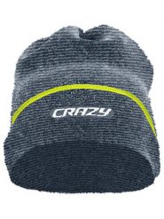 Crazy Czapka beanie "Link" w kolorze antracytowym rozmiar: onesize. Czarne czapki damskie Crazy, bez wzorów, z materiału. Za 105.38 zł.