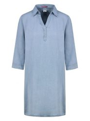 Sublevel Sukienka w kolorze błękitnym rozmiar: L. Niebieskie sukienki damskie Sublevel, bez wzorów, z lyocellu, bez ramiączek. Za 113.99 zł.