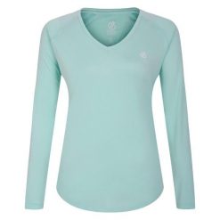 Koszulka sportowa z długim rękawem damska Discern. Zielone koszulki sportowe damskie Dare 2b, bez wzorów, bez ramiączek, trekkingowe. W wyprzedaży za 109.80 zł.