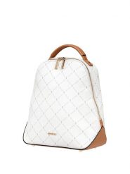 Puccini Plecak w kolorze białym - 20 x 27 x 13 cm rozmiar: onesize. Białe plecaki Puccini, bez wzorów, z materiału. Za 180.06 zł.