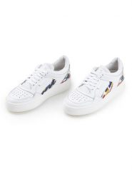 Anna Morellini Skórzane sneakersy "Giuscia" w kolorze białym rozmiar: 40. Białe obuwie sportowe damskie Anna Morellini, bez zapięcia. Za 377.74 zł.