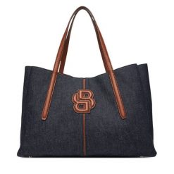 Torebka BOSS. Niebieskie shopper bag Boss, bez wzorów, bez dodatków. Za 589.99 zł.