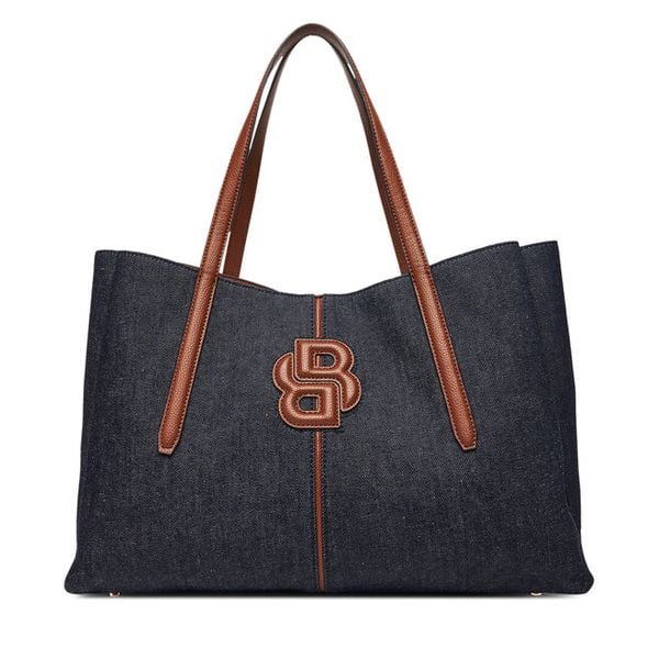 Torebka BOSS. Niebieskie shopper bag Boss, bez wzorów, bez dodatków. Za 589.99 zł.