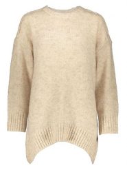 ONLY Sweter w kolorze beżowym rozmiar: XL. Brązowe swetry klasyczne damskie Only, xl, bez kołnierzyka. Za 83.42 zł.