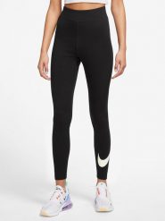 Nike Legginsy w kolorze czarnym rozmiar: M. Czarne legginsy damskie Nike, m, bez wzorów. Za 162.49 zł.