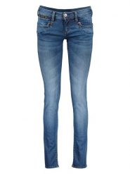 Herrlicher Dżinsy - Skinny fit - w kolorze niebieskim rozmiar: W25/L32. Niebieskie jeansy damskie Herrlicher. Za 175.67 zł.