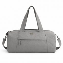 Sportowa torba materiałowa fitness Solier FB52 Lunea - szara. Szare torby sportowe bez wzorów, z materiału. Za 95.00 zł.